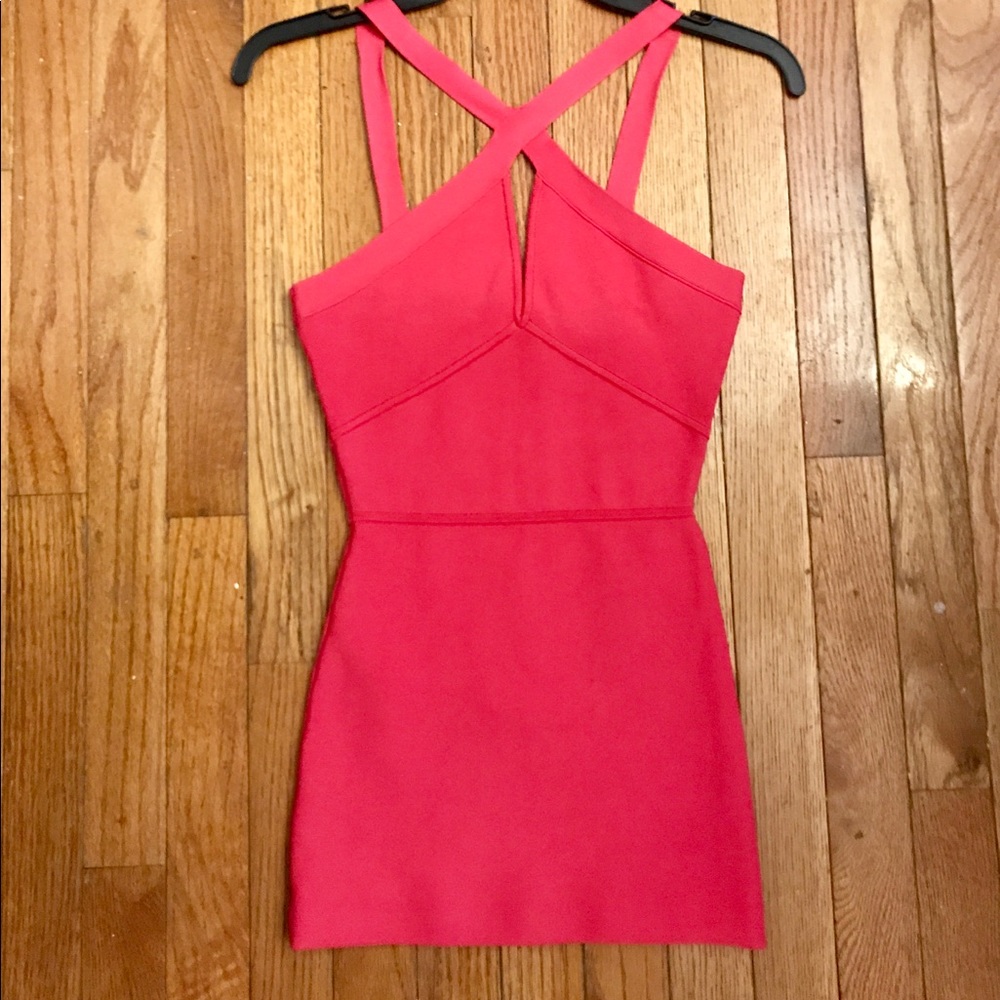 BCBG power dress extreme mini